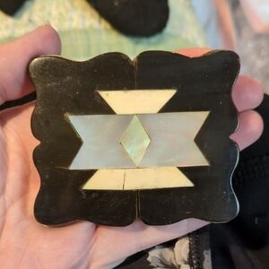 Mother Of Pearl Belt Buckle